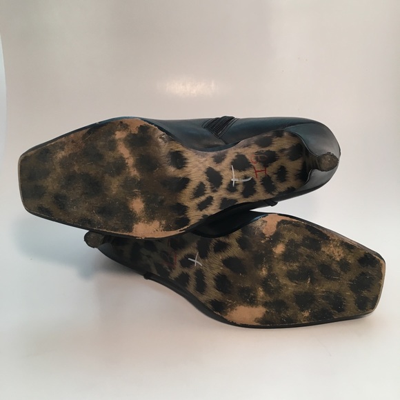 Alfani Edison Black Leather Zip-Up D Ankle Booties - Picture 7 of 8